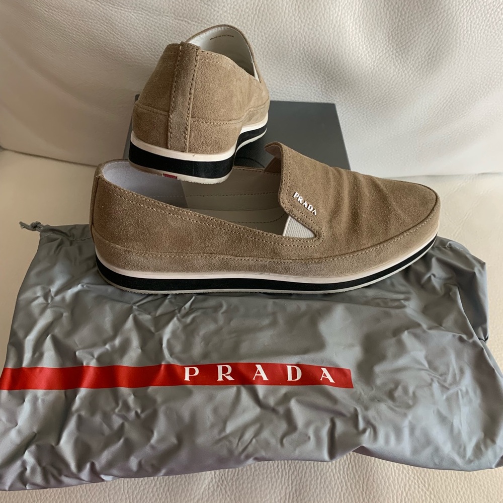 Prada slip on sneaker  size 36.5